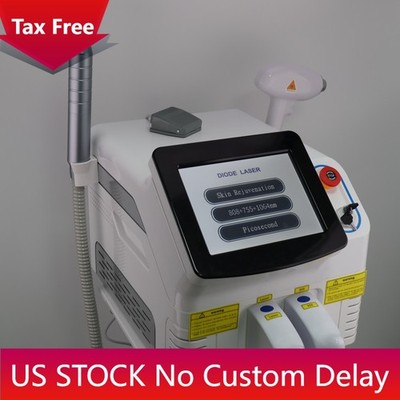 2In1 808nm Diode Laser NdYag Laser Pico Laser Tattoo Hair Removal Beauty Machine