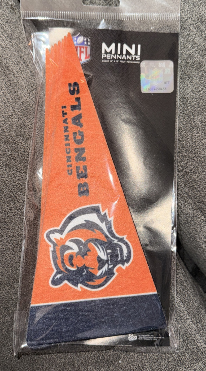 Cincinnati Bengals Pennant Set Mini 8 Piece