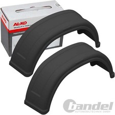 2x ALKO ANHÄNGER KOTFLÜGEL SCHUTZBLECH TRAILER KUNSTSTOFF PVC 770x335x220mm