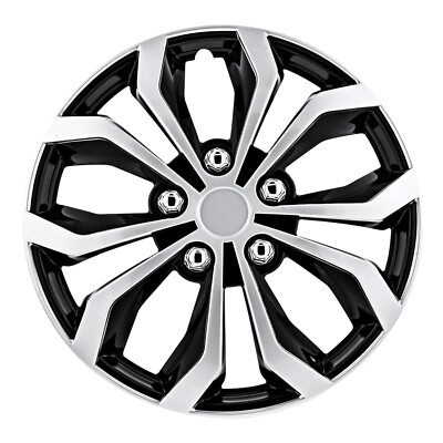 Pilot Automotive WH553-17S-BS 17 Inch Spyder Black & Silver