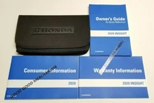 2020 HONDA INSIGHT OWNERS MANUAL USER TOURING EX LX BASE I4 1.5L ELECTRIC/GAS