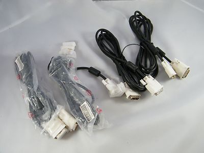 (2) NEW  & (2) USED CHING TAI  DVI CABLES PART # E81280