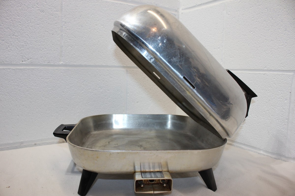 Sunbeam 　ELECTRIC FRYPAN サンビーム電気フライパン VINTAGE Sunbeam Electric Frying Pan Skillet FP-C w/ Broiler