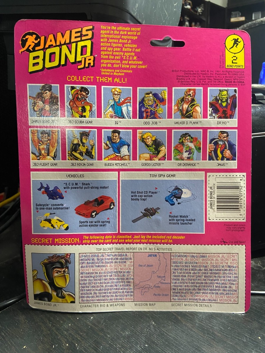 1991 James Bond JR. in Ninja Gear Figure Hasbro JC | eBay