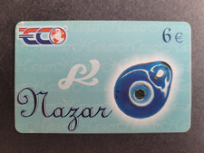 Karta telefoniczna ECO, 6 €, Nazar (oko, turecka. Amulet )