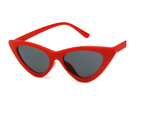 Retro Triangle Cat Eye Sunglasses | Cateye Sunglasses | Retro Sunglasses | Alisa - Picture 5 of 10