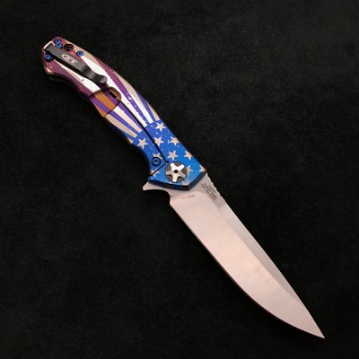  Zero Tolerance ZT 0452CF Plain Edge Folder BWL USA  Starburst Ano  zt452cf