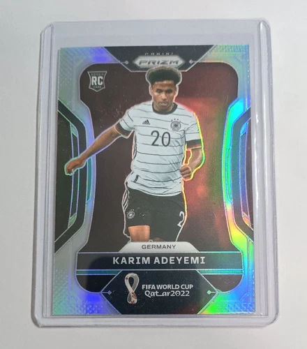 KARIM ADEYEMI 2022 PANINI PRIZM WORLD CUP RC ROOKIE SILVER PRIZM