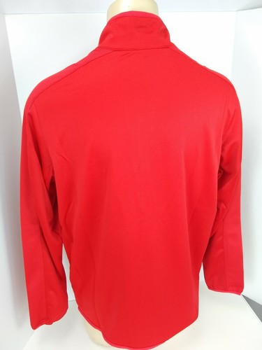 Nike Rivalry Dri Fit Warm Up Jacket Size XL Zip Up Red White Athletic Wear NEW - Picture 4 of 9
