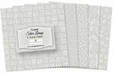 Essential Gems By Wilmington Prints - Silver Linings 5 Karat Gems / Charm Pack