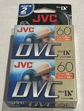 JVC, DVC, 60, LP Mode 90, Mini DV, DVM60ME, New, Sealed 2 Pack