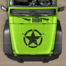 Usa Distressed Military Star Decal To Fit Jeep Wrangler Grand Cherokee Jk Jl Xj Usa Distressed Military Star Decal To Fit Jeep Wrangler Grand Cherokee Jk Jl Xj