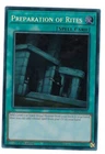 Preparation of Rites x1 RA02-EN056 Ultimate Rare Yugioh