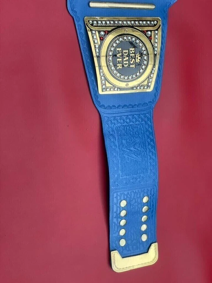 Nuevo cinturón de lucha de campeonato de peso pesado Greatest Dad personalizado de 2 mm de latón Foto 3 de 4