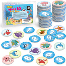 100 Math Facts Flash Card Addition and Subtraction Games,Math Manipulatives Kind