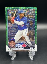 2023 Topps Update Wynton Bernard RC Green Foil Parallel /499 Toronto Blue Jays 
