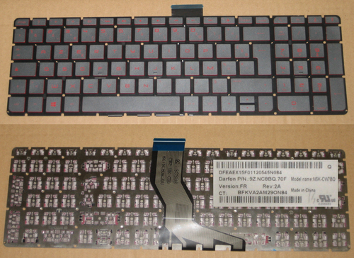 Topcase Clavier HP D'origine – NSK-HA8JNV, 6037B0240403 – Neuf Sous Blister