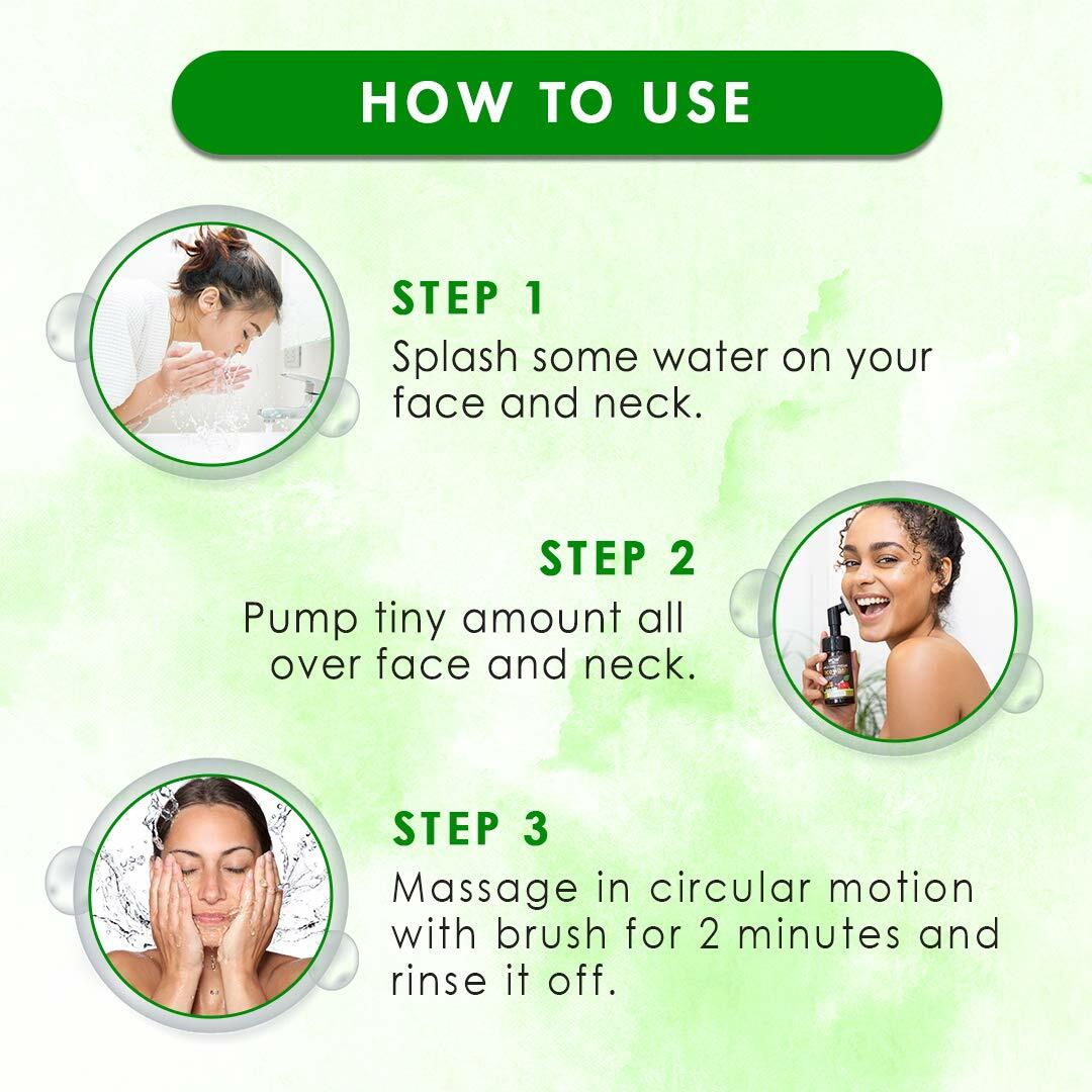 apple cider vinegar foaming face wash