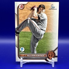 William Kempner 1st Edition 2022 Bowman 1st Draft Base Paper SF Giants #BD-3