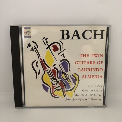 Bach The Twin Guitars Of Laurindo Almeida CD 1994 Includes Gavottes 1 & 2