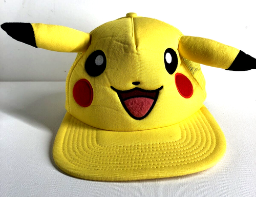 Pokémon Pikachu 3D Ears Hat Yellow Cosplay Costume Cap Adult/Kids - Picture 3 of 9