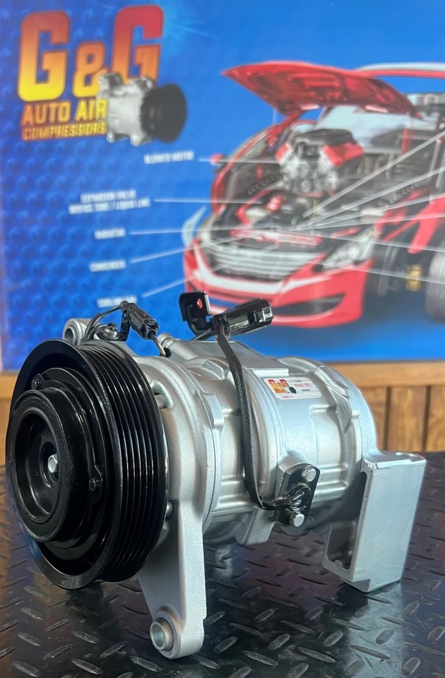 COMPRESOR DE AIRE ACONDICIONADO APTO PARA TOYOTA SUPRA 93-98, LEXUS SC300 92-00, 77310 Foto 2 de 4