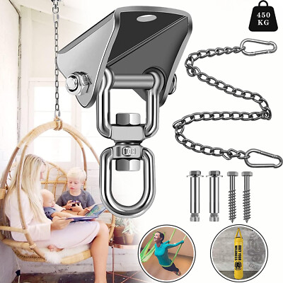 Wooden Swing Indoor Swing Ceiling Hook Brass Ceiling Hook For