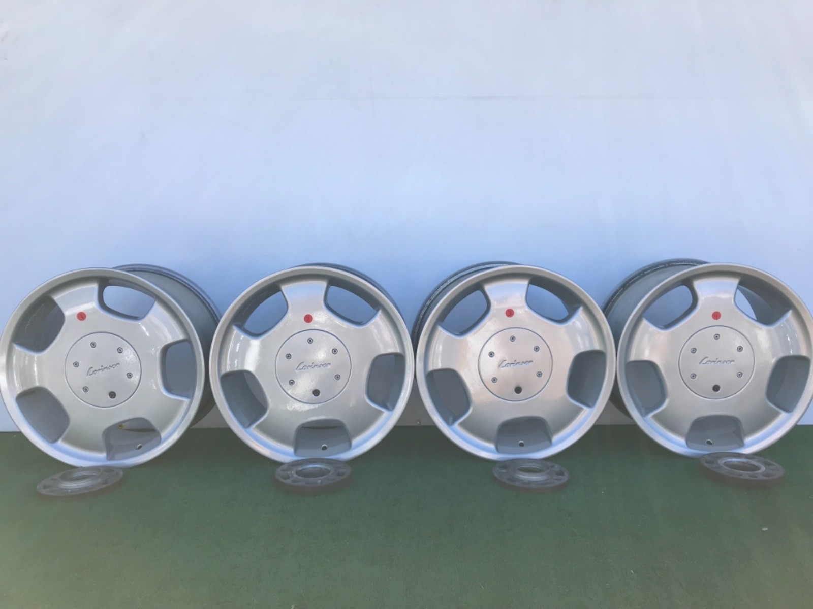 MERCEDES BENZ LORINSER D93 16" GENUINE FACTORY OEM WHEELS RIMS & CENTER