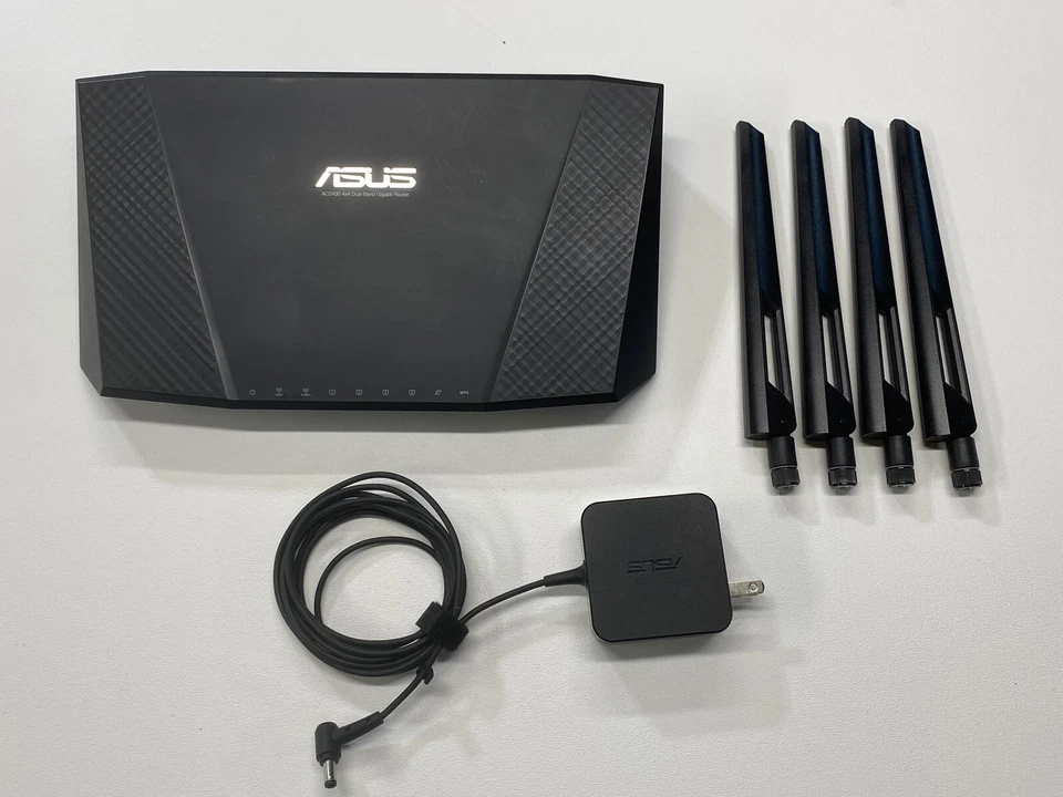 ASUS RT-AC87R  AC2400 4x4 Dual Band Wireless Wi-Fi Gigabit Router 2.4GHz 5.0GHz - Image 3 of 4