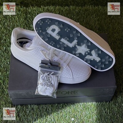 G/Fore Gfore Fore Play Disruptor Golf Shoe Sneaker   Ladies 6.5   White Blue