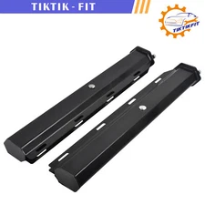 30‘’ Black Mud Flap Hanger Pair Set  Straight Angled 2-1/2 inch Bolt Pattern