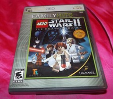 🎮 MICROSOFT XBOX 360 LEGO Star Wars II 2 The Original Trilogy & MANUAL COMPLETE