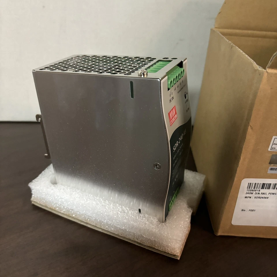 NEW Mean Well SDR-240-48 Single Output Industrial DIN Rail Power Supply - Image 4 of 4