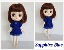 SaLe MIDDIE BLYTHE Custom Doll Clothes HANDMADE Blue DRESS Fashion NO DOLL d4e