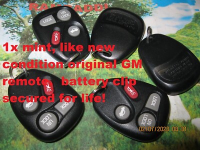 Lot of 15 NICE OEM GM 22733524 USED KEY FOB REMOTE CASE W/ New Aftermarket Pad