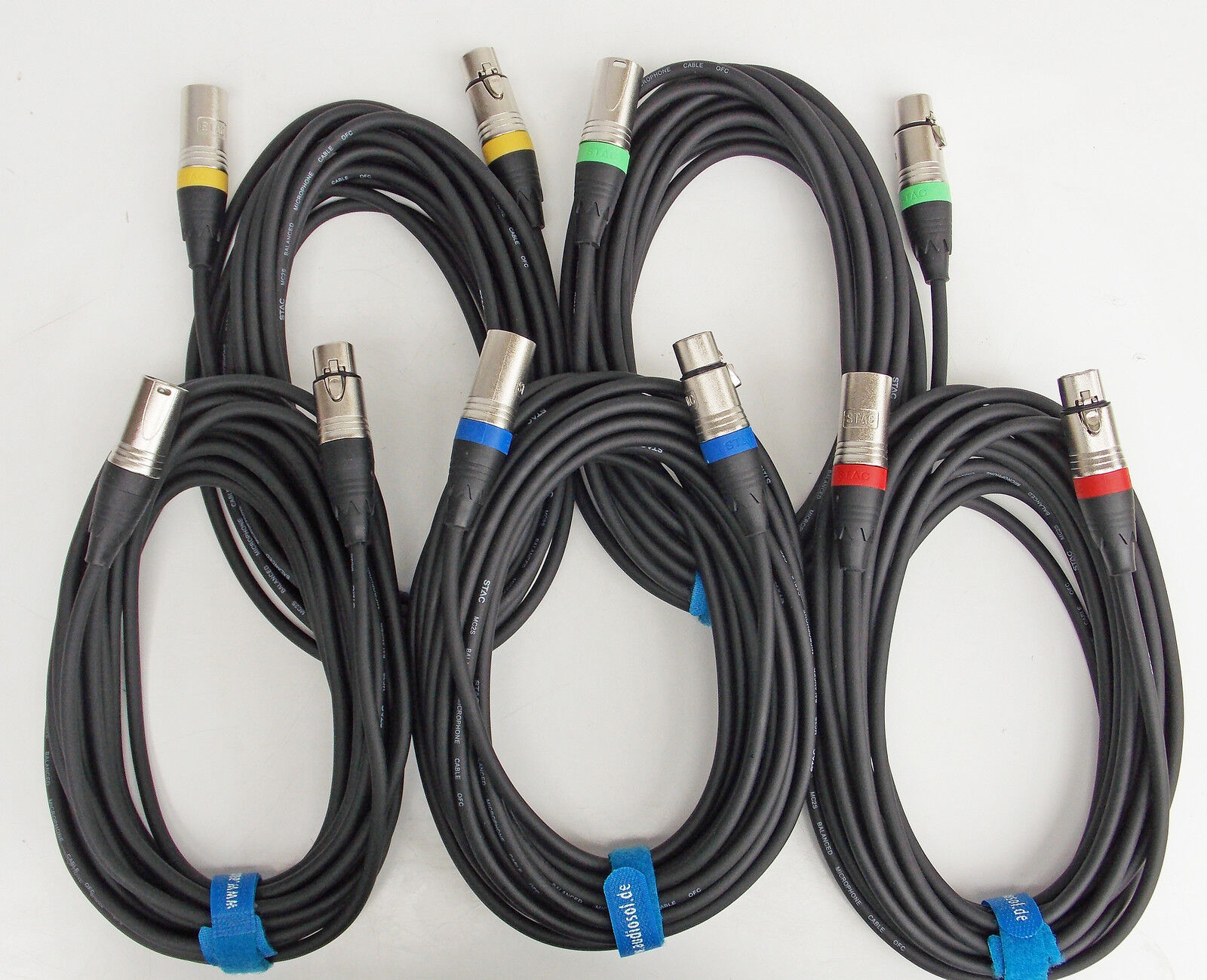 1,5m / 3m / 5m / 7,5m / 10m / 15m lang  Mikrofonkabel XLR DMX Kabel OFC Kupfer
