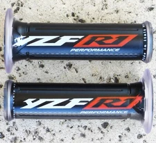 Yamaha YZF R1 RED GEL LOGO HAND GRIPS