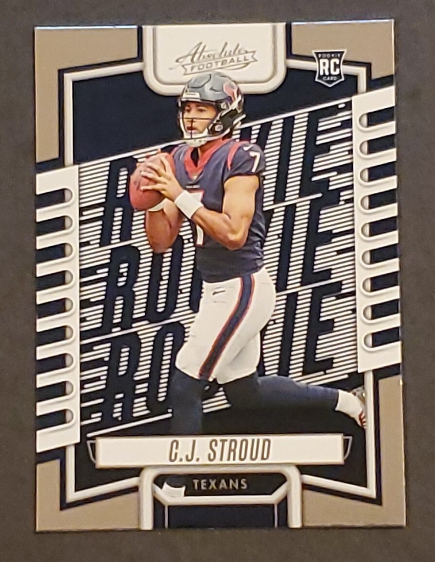 C.J. STROUD 2023 Panini Absolute Football Rookie RC #102 Houston