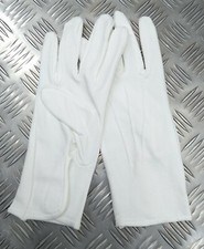 Genuine Military Issue 3 Dart White Parade Ceremonial Dimple Grip Gloves WD4