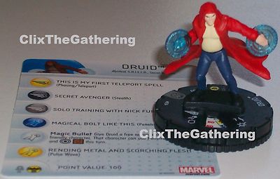 DRUID #034 Nick Fury Agent of S.H.I.E.L.D Marvel HeroClix Rare