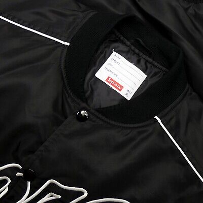 MINT Supreme Contrast Script Varsity Jacket FW20 Men's X MINT Supreme Contrast Script Varsity Jacket FW20 Men's X