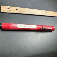 Vintage Tasco Pocket Telescope Microscope Red Pen Style 1997 Working