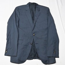 Hugo Boss 44L Blue The Grand/Central US Tesse Wool Mens Blazer Sport Coat