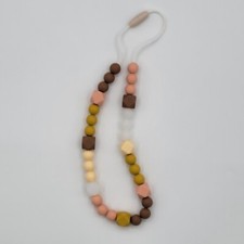 Handmade Breastfeeding necklace Silicone Beads for nursing mothers.