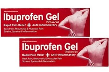 Ibuprofen Topical Gel 5 Rapid Relief Back Rheumatic Muscular Pain 2 Packs
