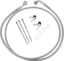 Drag Specialties Extended Front Brake Line Kit 1741-2679