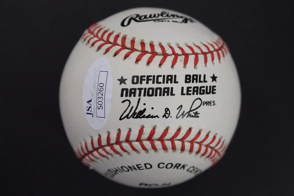 Fergie Jenkins HOF '91 Cubs Rangers Autographed ONL Signed Baseball JSA B4 - Image 2 of 4