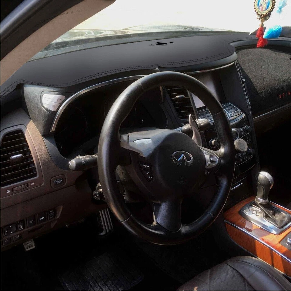 Alfombrilla de cuero para tablero de instrumentos para Infiniti FX35 FX45 FX50 2009-2013 Foto 2 de 4