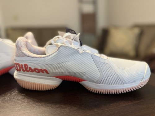 Wilson Donna Kaos Swift 1.5 Taglia 9.5 Bianco/Tropical Peach Nuovo Con Scatola! Vedi Desc - Foto 5 di 11