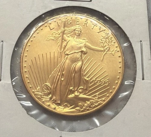 Photo of a 1999 American Gold Eagle 1 oz from an eBay listing that sold on Jul 23, 2026